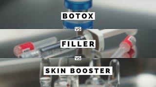 Botox vs. Dermal Filler vs. Skin Booster - An Overview