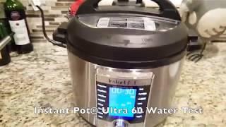 Instant Pot Ultra Water Test