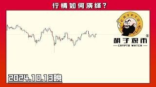 Cryptowatch-20241013 BTC的上涨是否持续。#BTC #ETH