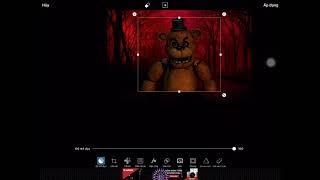 Freddy Fazbear in creepy version (PicsArt)