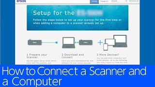 How to Connect a Scanner and a Computer