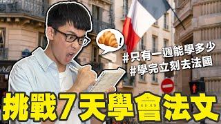 只用7天可以學會一個新的語言嗎?【挑戰法文】