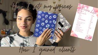 How I gained clients as a beginner nail tech | How I set prices as a nail tech