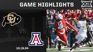 Colorado vs. Arizona Game Highlights | 2024 Big 12 Football