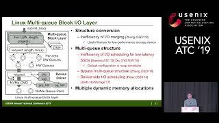 USENIX ATC '19 - Asynchronous I/O Stack: A Low-latency Kernel I/O Stack for Ultra-Low Latency SSDs