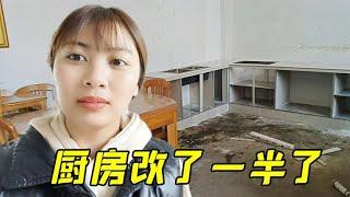 中国人动手能力真强，厨房一下午就改造好了，越南媳妇很震惊