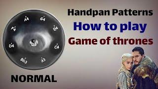 Game Of Thrones ؛handpan tutorial |آموزش هنگدرام