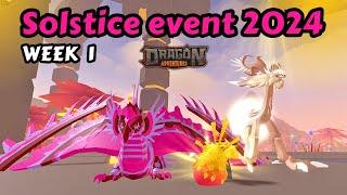 Solstice Event Week 1 Dragon Adventures. What did I get from 75 Sun Eggs?