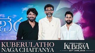 Kuberulatho Naga Chaitanya Interview | Nagarjuna, Sekhar Kammula | Kuberaa | TFPC