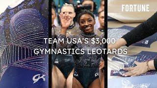 An Inside Look at Team USA’s $3,000 Gymnastics Leotards With 47,000 Crystals