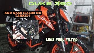 KTM Duke 390 | Gas Tank | Fuel Filter Cleaning