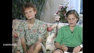 Young Joaquin Phoenix and Martha Plimpton Interview, 1989