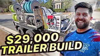 $29,000 Pressure Washing Trailer Build Walkthrough