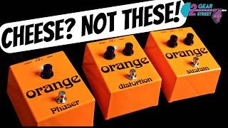 BRAND NEW Vintage Orange Pedals! Distortion, Phaser & Sustain plus AD30/History Of Orange!