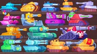 Tank Stars All 19 Tanks Gameplay All Tanks Max Level All Wins