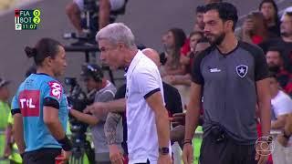 Luís Castro fica putasso com substituição e é expulso - Flamengo 2x3 Botafogo (30/04/2023)