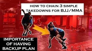 Best way how takedown your Opponent by chaining 3 simple takedowns