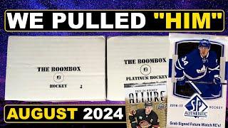 BIG NAME HUNTING! - Opening The BOOMBOX Platinum Hockey + BOOMBOX Hockey - August 2024