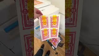 Riso Printing Lunar New Year Joss Papers  #risograph #lunarnewyear