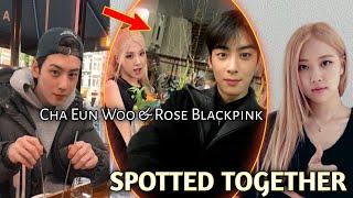 Rumors Confirmed! Cha Eun Woo And Rose Blackpink Spotted On A Date in Seoul! Fans Go Wild