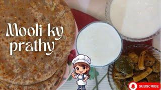 Crispy Mooli Ky Prathy (مولی کے پراٹھے کی ریسیپی) | Urdu Hindi Vlogs | Lahori Chaska