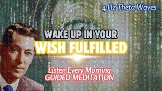 Neville Goddard Guided SATS Morning Meditation (Lullaby, Visualize, Revision)