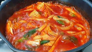 진짜 맛있는 인생 떡볶이 만들기 / 밀떡 떡볶이