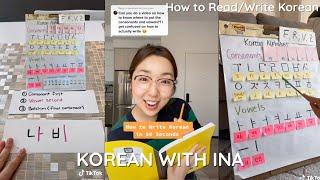 How to Read and Write Korean for Beginners (Consonants/Vowels) #koreanlanguage #koreanalphabet