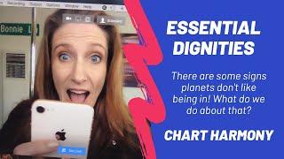 Essential Dignities -- Some planets don't LIKE being in certain signs. What do we do about it?