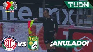 ¡OTRO ANULADO PARA LEÓN! | Toluca 0-1 León | Liga Mx -AP2024 - J15 | TUDN