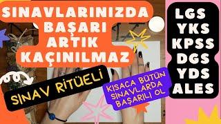 TÜM SINAVLAR İÇİN BAŞARI RİTÜELİ / DERSLERDE BAŞARILI OLMA SINAV RİTÜEL