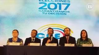 Con 99,65 % de votos escrutados, CNE declara ganador a Lenín Moreno