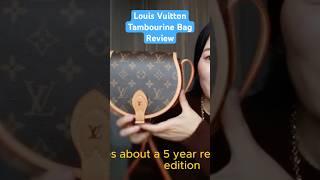 Louis Vuitton Tambourine Bag 5-year Review. Watch the full video  #shorts #louisvuitton