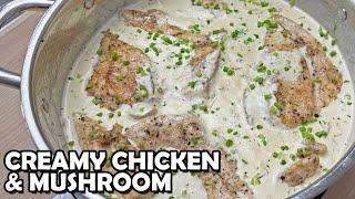 Creamy Chicken and Mushroom | Hungry Mom Cooking