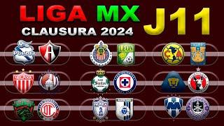 FECHAS, HORARIOS Y CANALES PARA LA JORNADA 11 DE LA LIGA MX CLAUSURA 2024