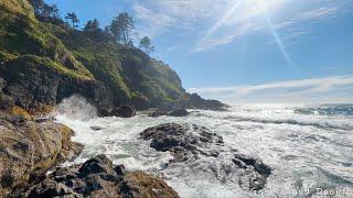 Ocean Spray And Sea Foam | 10 Hr | Sounds For Sleep Study Focus And Relaxation