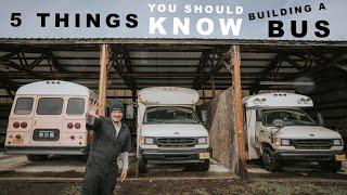 5 Things You Should Know Building A DIY Bus - SKOOLIE CONVERSION TIPS