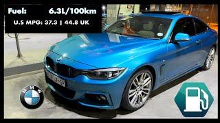 2018 F32 BMW 4 Series 420i LCI Fuel Efficiency - Best Fuel Efficient Luxury Coupe ?