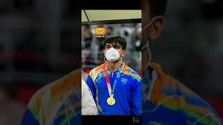 Neeraj Chopra win gold medal in athletic || National Anthem Ceremony ||