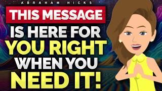 This Moment Was Waiting for You!  Abraham Hicks 2024