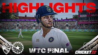 Shubman Gill Shines on Day 2, Lyon Takes 5 Wickets - India vs Australia WTC Final 2023 in Cricket 22