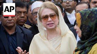 Bangladesh’s former PM Khaleda Zia leaves country for medical treatment in London