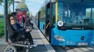 Mit Rollstuhl in Bus und Bahn? Ja, sicher! #barrierefreidabei