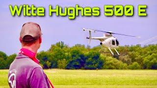 XXL WITTE HUGHES 500 E | Full Carbon Turbine RC Helicopter Flight Demonstration