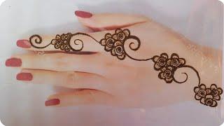 Easy stylish mehndi design/arabic mehndi design/mehndi designs/back hand mehndi designs|