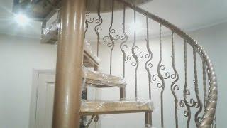 Винтовая лестница своими руками.Spiral staircase homemade