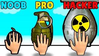 NOOB vs PRO vs HACKER in Bounzy Bombs Max Level!