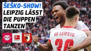 RB Leipzig - FC Augsburg | Bundesliga Tore und Highlights 5. Spieltag