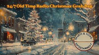 24/7 Old Time Radio Christmas | Cozy Holiday Stream with Mr. H | OTR Visual Radio Show