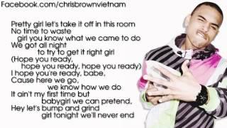 Chris Brown - Take You Down [Lyrics Video]